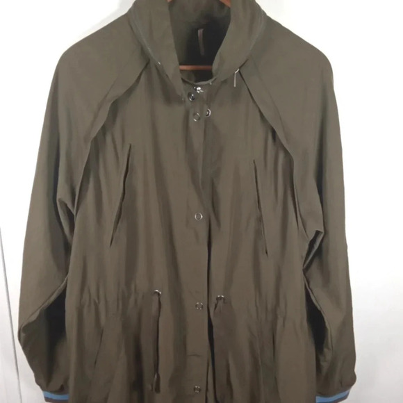 Free People wind swept hooded jacket oversized size small women - Picture 4 of 7